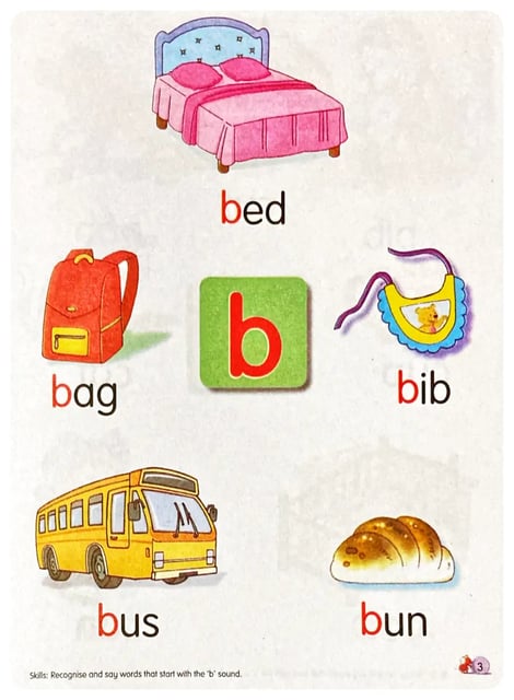 Phonics Reader 1 inside view