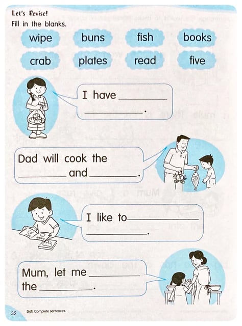 Phonics Activity Book 4 inside view