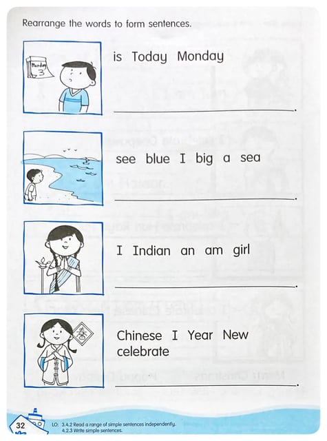 English Activity Book 4 inside view