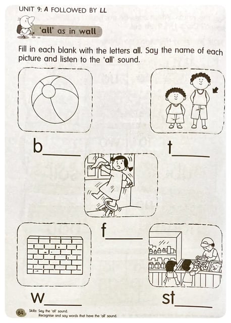 K2 Phonics inside view