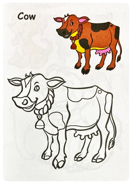 Copy Colouring Animals inside view