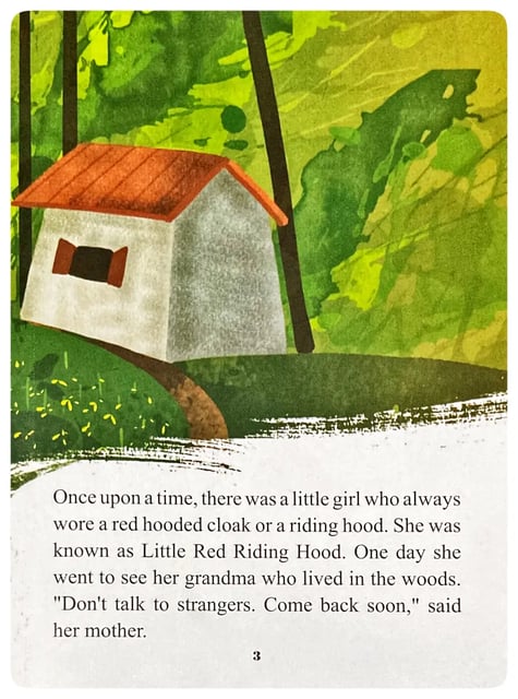 The Little Red Riding Hood inside view