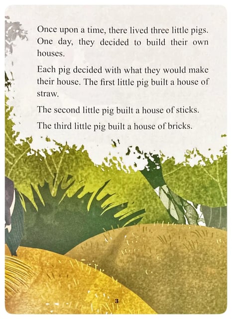 The Three Little Pigs inside view