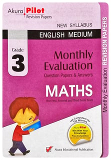 Akura - Grade 3 Maths - Monthly Evaluation Papers