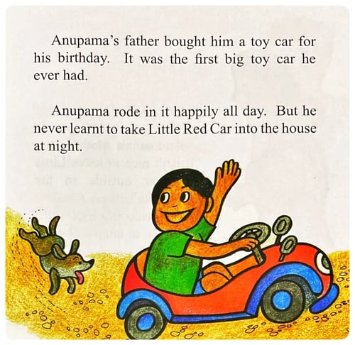 Little Red Car inside view
