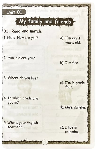 New Way English Activity Book Grade 4 inside view