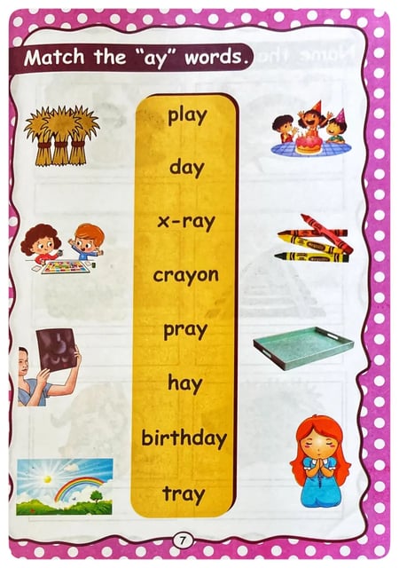 New Millennium Kids Activity Book - 3 - Vowel Blends inside view