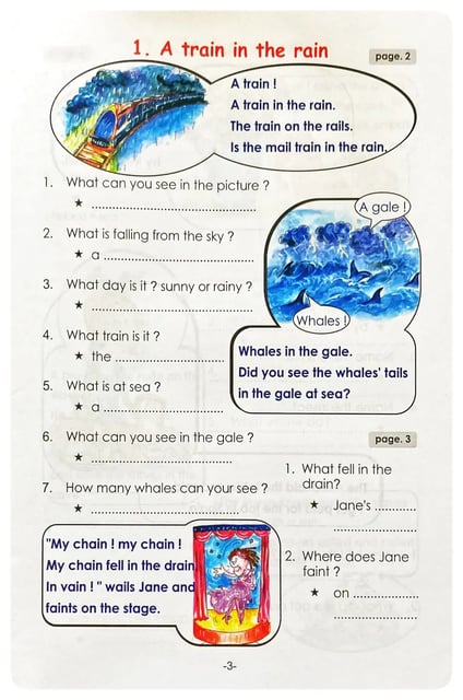 New Millennium Activity Book For Phonics - Reader 3 inside view
