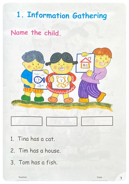 New Millennium Comprehension For Kids Beginner A inside view