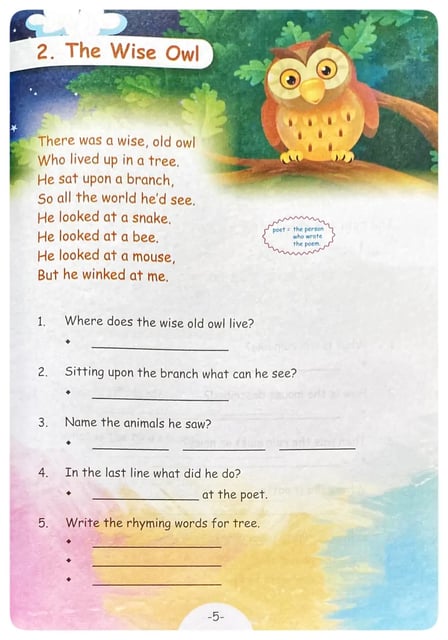 New Millennium Comprehension For Kids Level 3 inside view