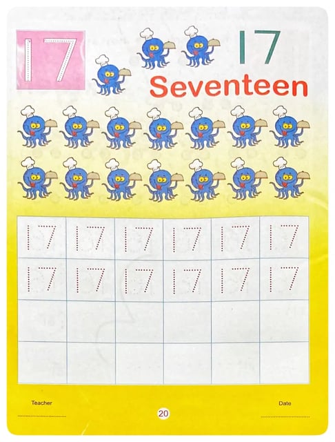 My Book Of Numbers 1-20 inside view