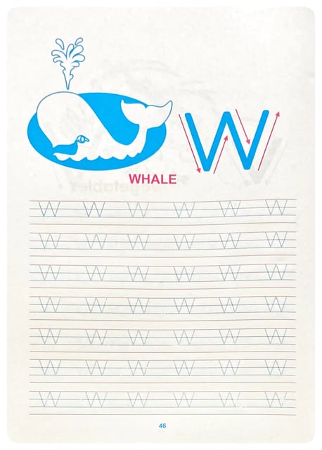 Alphabet Writing Practice Capital And Simple Letters inside view