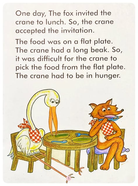 The Fox And The Crane inside view