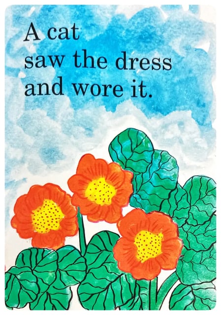 A Dress For The Cat inside view
