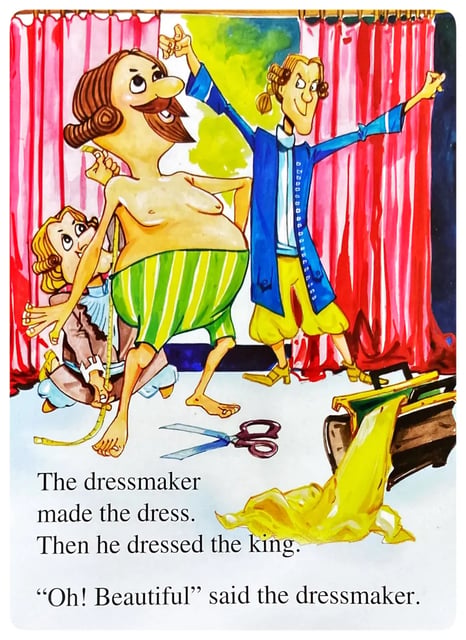 The King's New Dress inside view