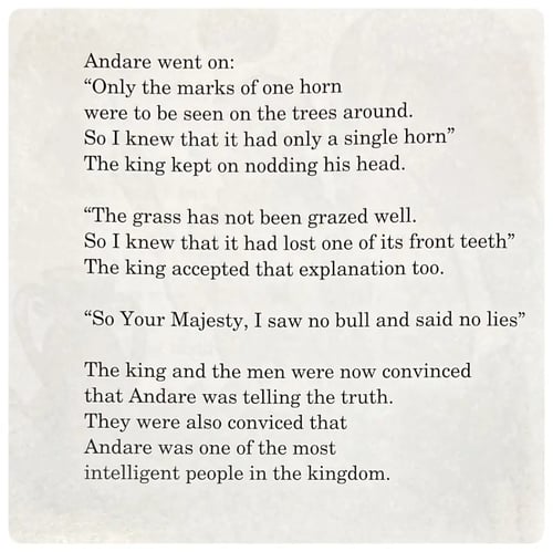 The Bull That Andare Never Saw inside view