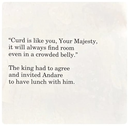 How Andare Ate Curd inside view