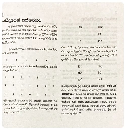 අක්ෂර හා අක්ෂරාණු | Akshara Ha Aksharanu inside view