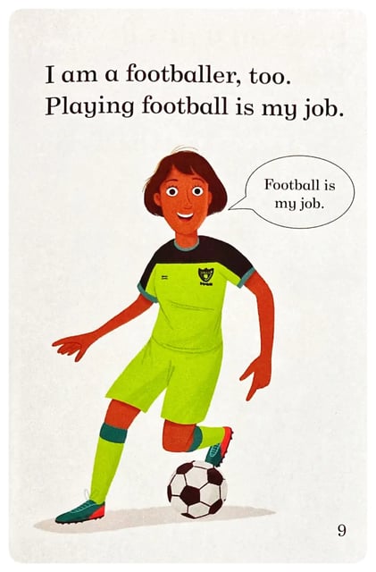 I am a Footballer inside view