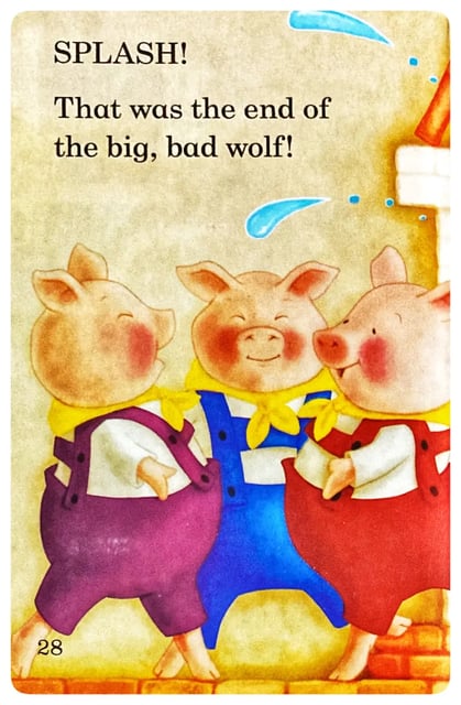 The Three Little Pigs inside view