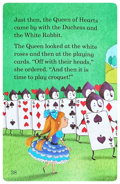 Alice in Wonderland inside view