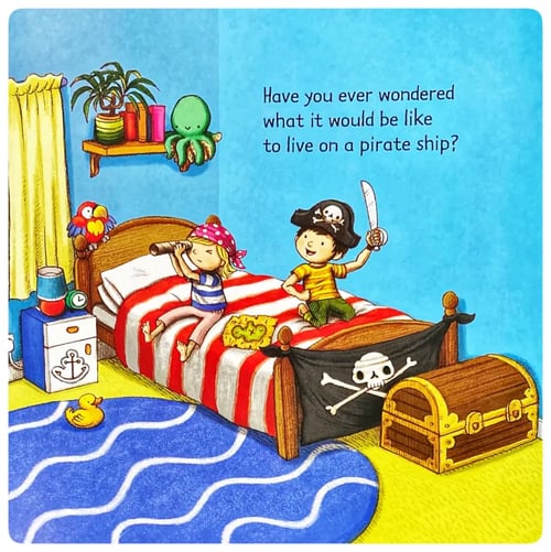 On A Pirate Ship inside view
