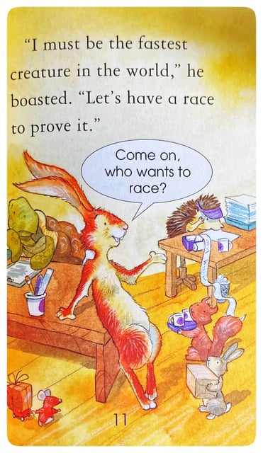 The Hare and the Tortoise inside view