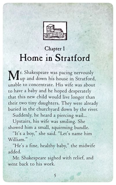 William Shakespeare inside view