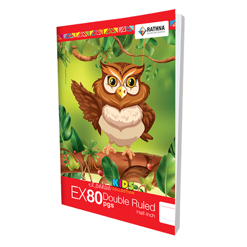 Rathna EX 80 Pgs Double Ruled Half Inch Book cover
