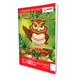 Rathna EX 80 Pgs Double Ruled Half Inch Book