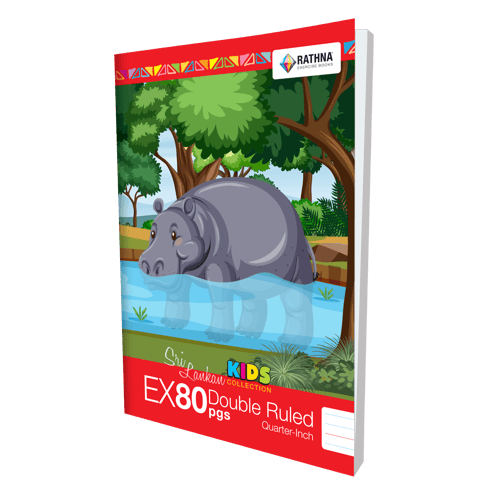 Rathna EX 80 Pgs Double Ruled Quarter Inch Book image