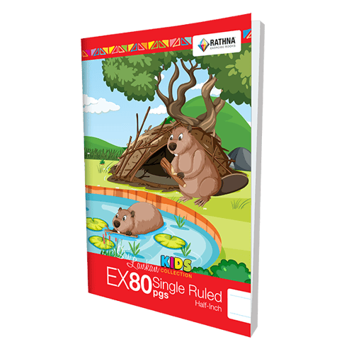 Rathna EX 80 Pgs Single Ruled Half Inch Book image