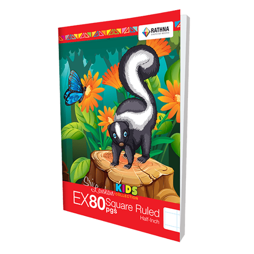 Rathna EX 80 Pgs Square Ruled Half Inch Book image