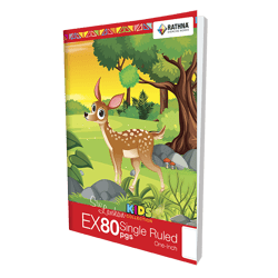 Rathna EX 80 Pgs Single Ruled One Inch Book