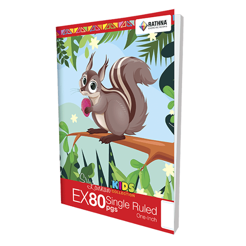 Rathna EX 80 Pgs Single Ruled One Inch Book inside view