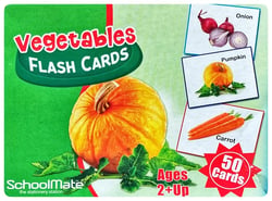 Vegetables Flash Cards
