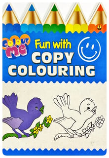 Fun With Copy Colouring Blue