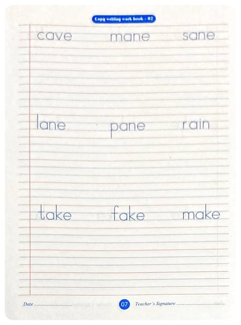 Copy Writing Work Book 2 inside view