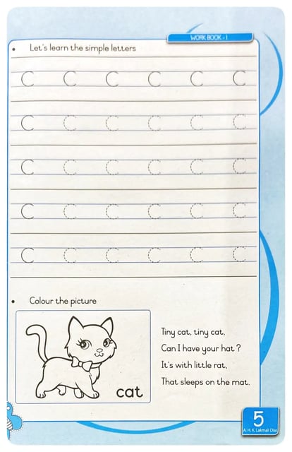 Easy Grammar Work Book 1 inside view