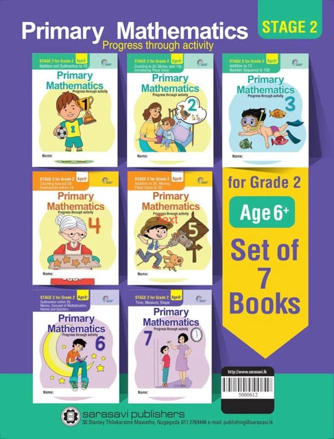 Primary Mathematics - Stage 2 | පොත් පැංචා [Poth Pancha]