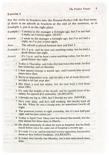 English Grammar and Exercises 4 inside view