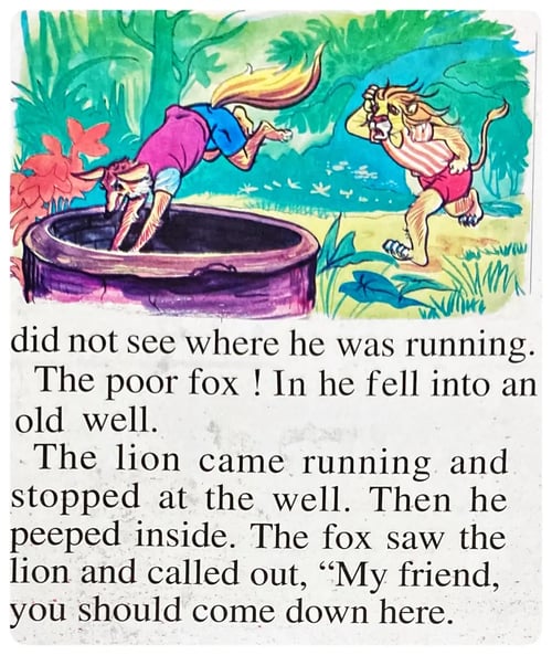Oh Poor Lion inside view