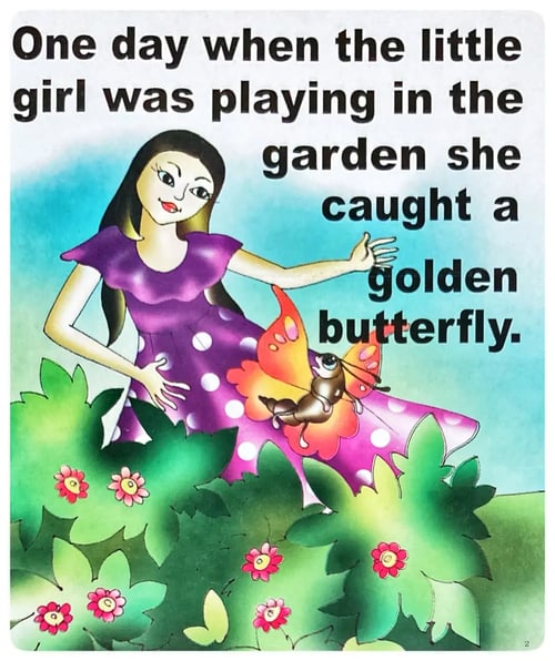 The Golden Butterfly inside view