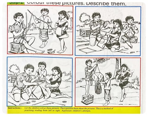 English With Joy Work Book 1A inside view