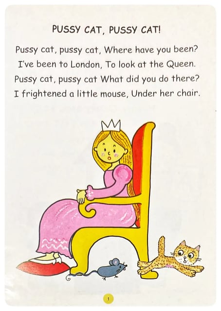 Nursery Rhymes Book 2 inside view