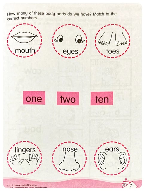 English Activity Book 1 inside view