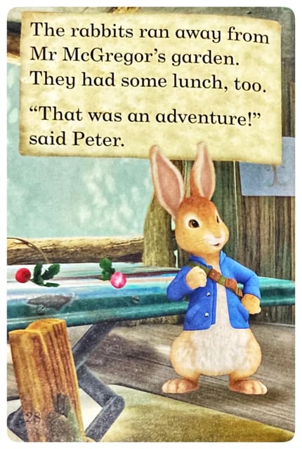 The Peter Rabbit Club inside view