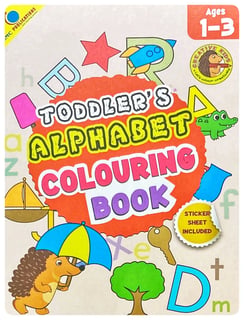 Toddler's Alphabet Colouring Book