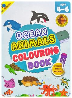 Ocean Animals Colouring Book