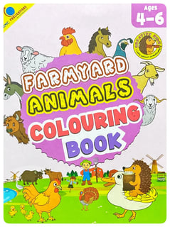 Farmyard Colouring Book